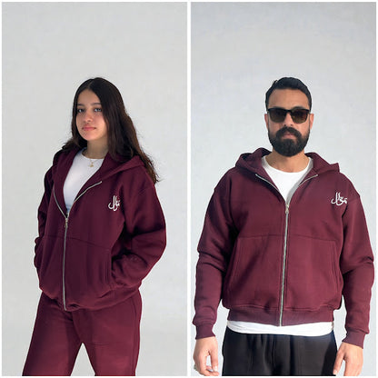 Mawal Unisex Zip_Up Hoodie